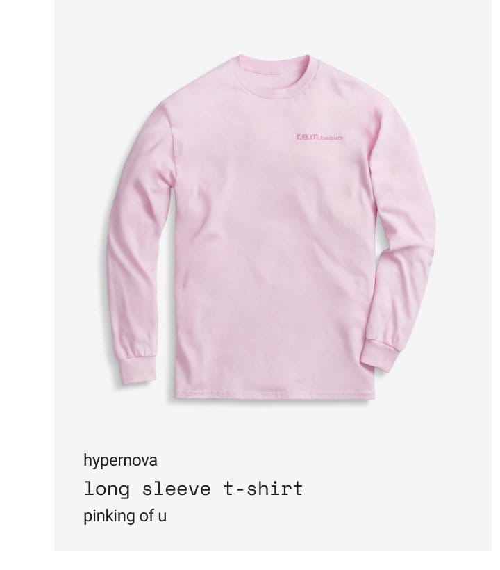 hypernova long sleeve t-shirt - pinking of u