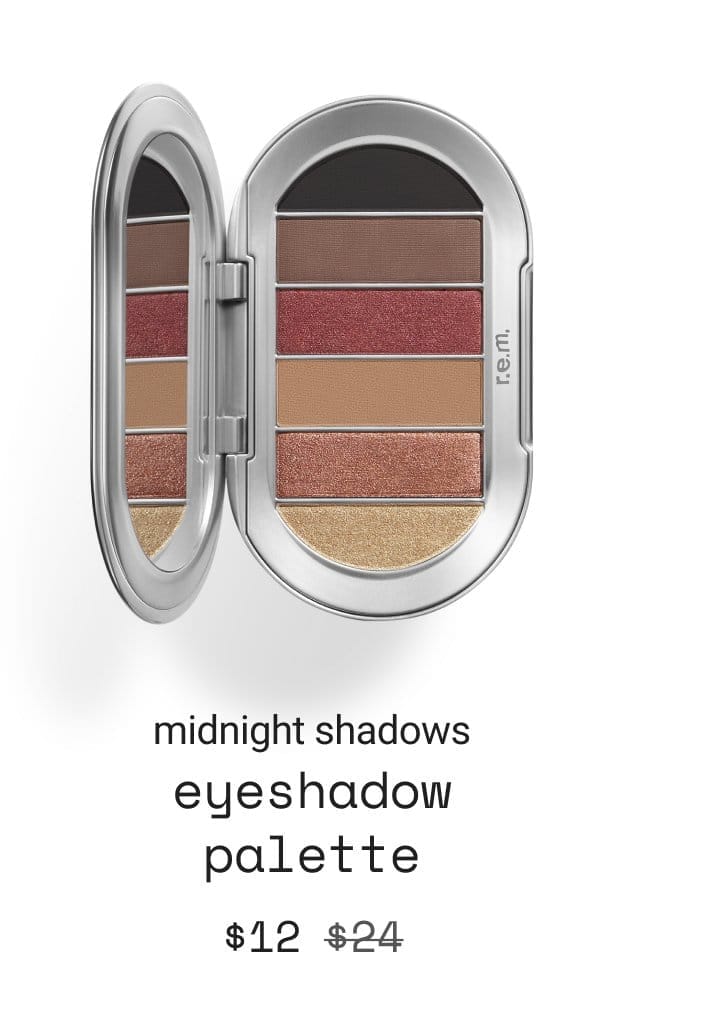 midnight shadows eyeshadow palette - \\$12 (orig. \\$24)