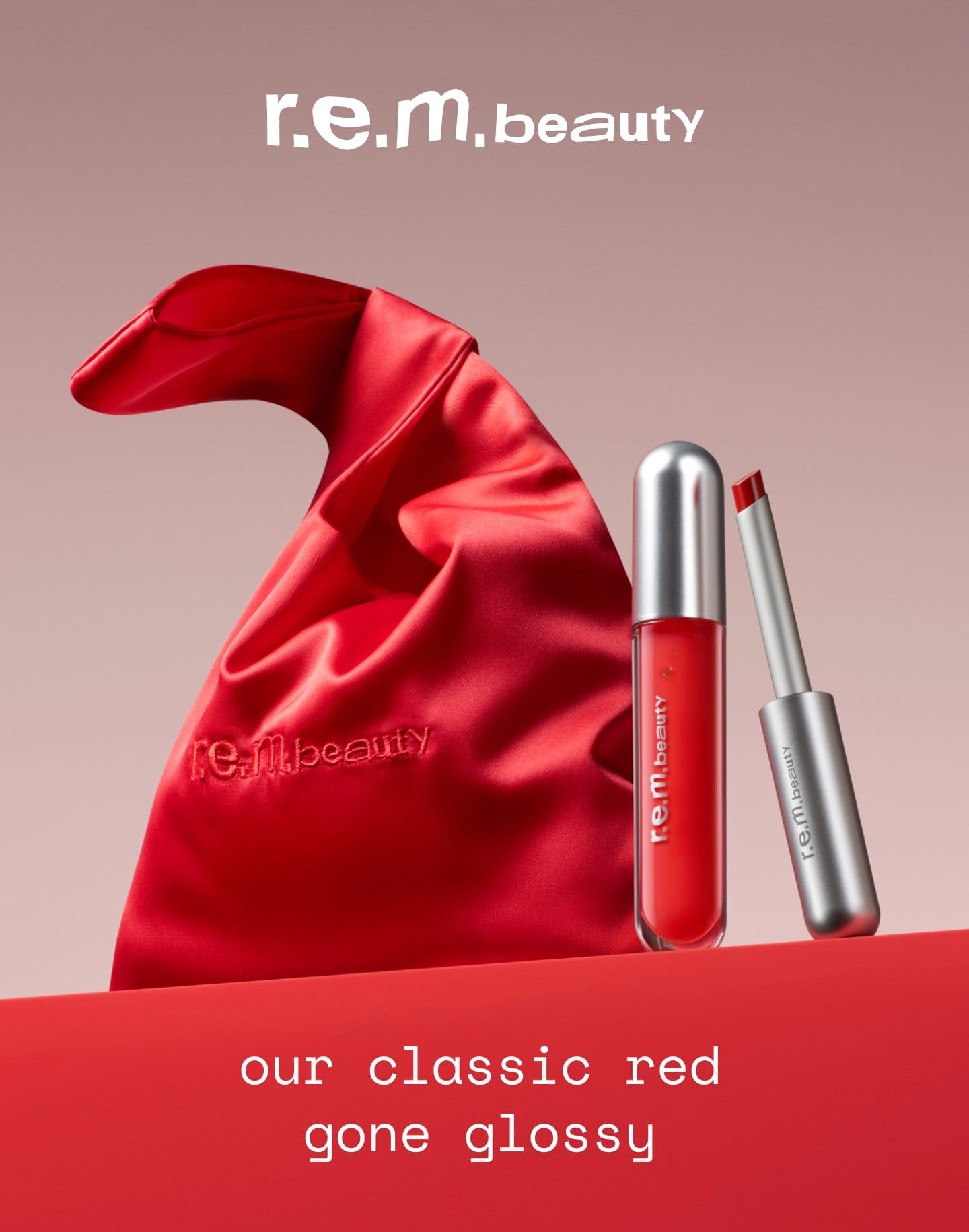 our classic red gone glossy