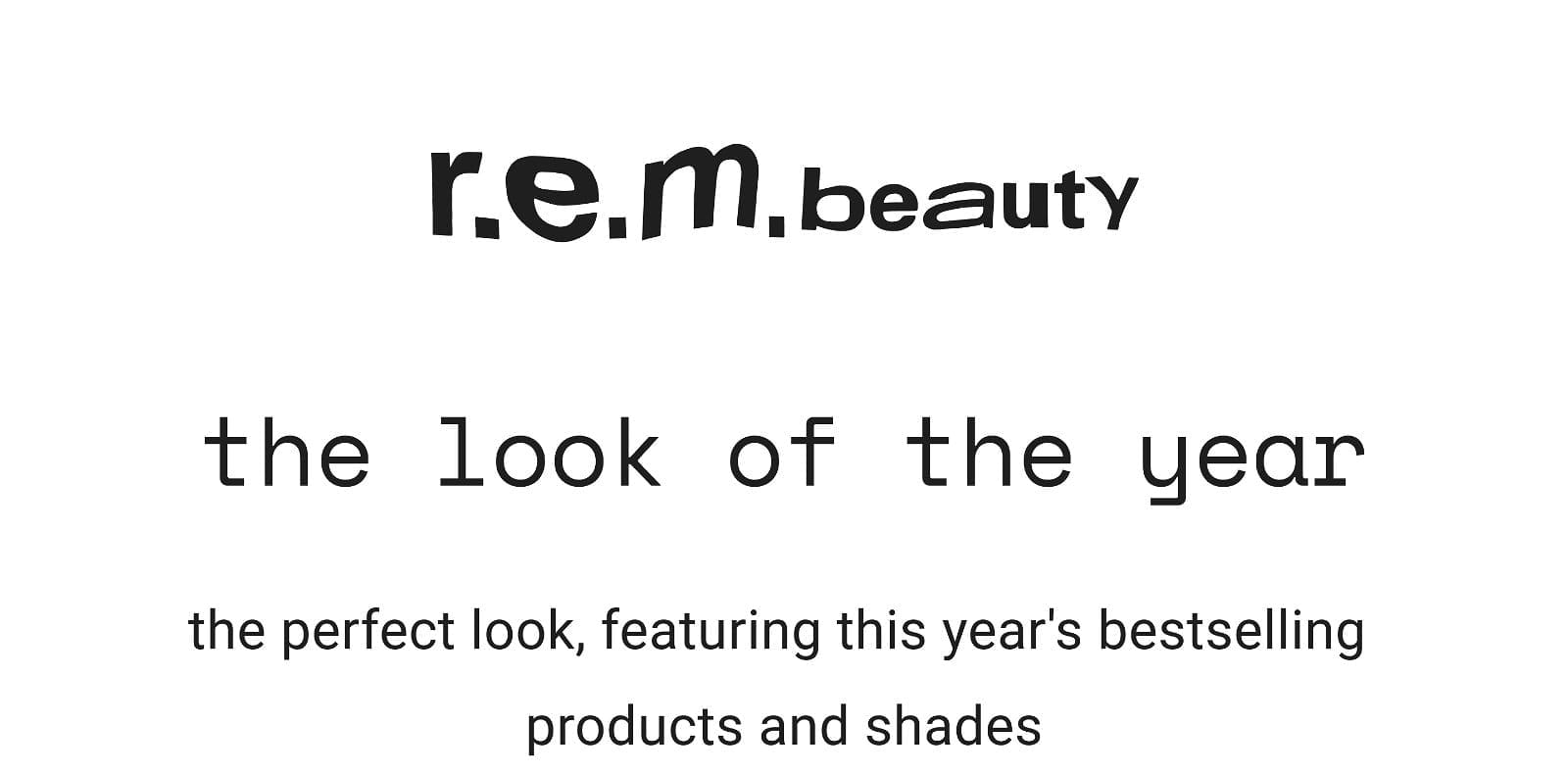 the look of the year | the perfect look, featuring this year's bestselling products and shades