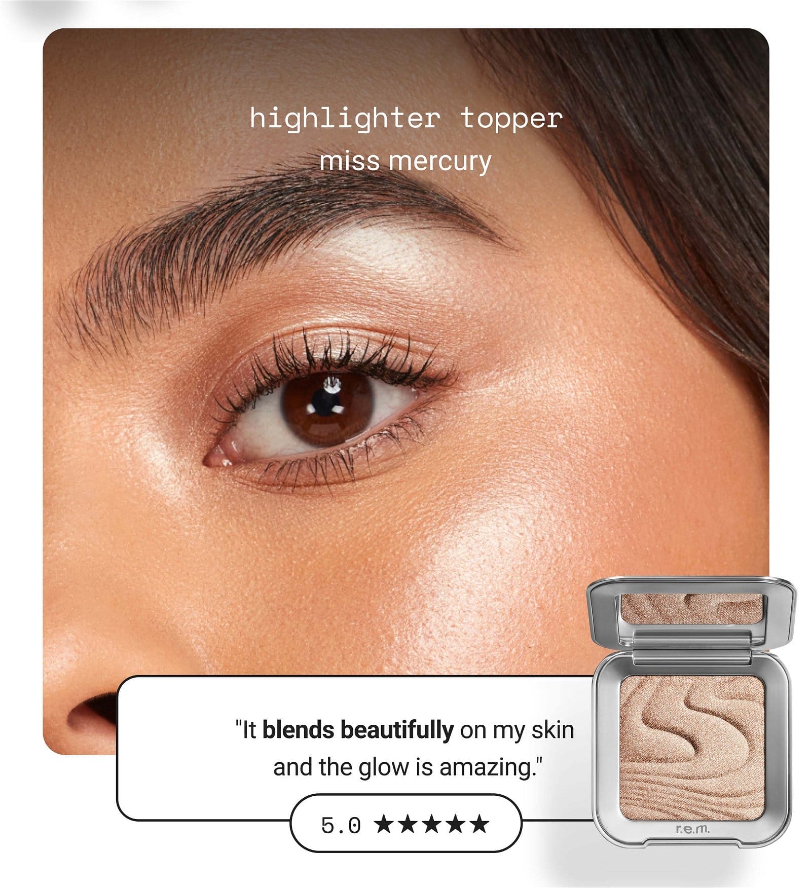 highlighter topper - miss mercury