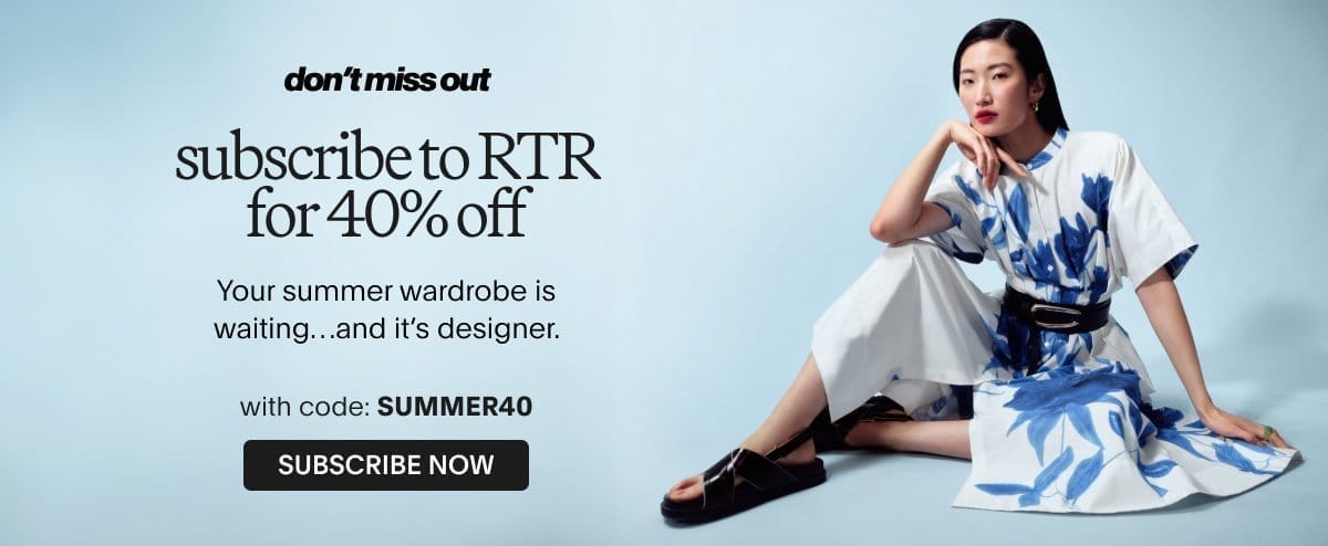 Save up to 40% on your summer wardrobe