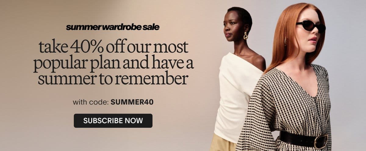 Summer wardrobe sale