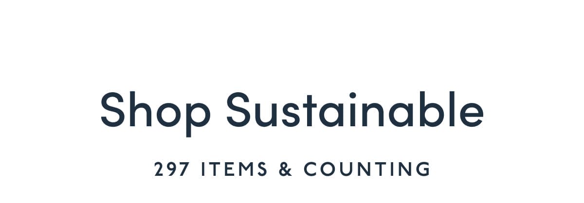 Shop Sustainable