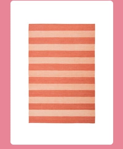 Pink Stripe Rug