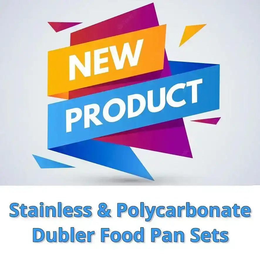 REVO Party Coolers announces the addition of stainless and polycarbonate food pan sets for the Dubler cooler