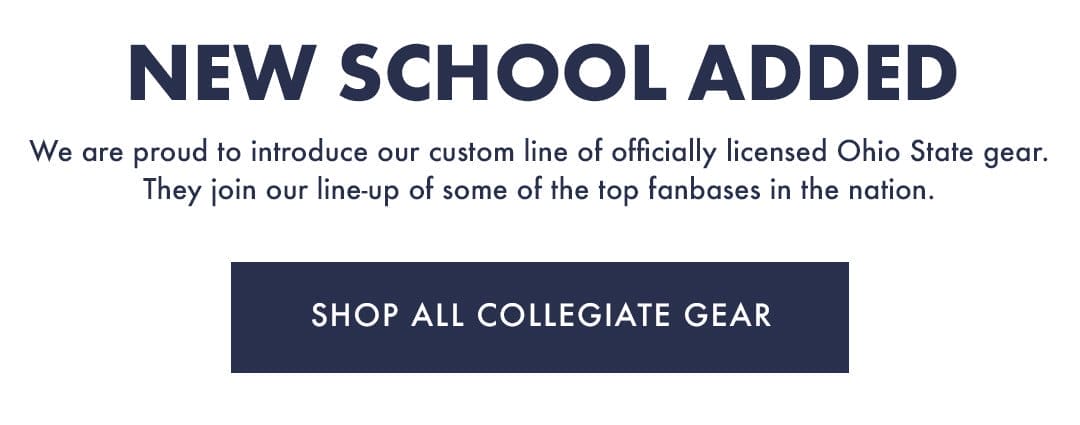 Collegiate Licensed Gear | Shop All