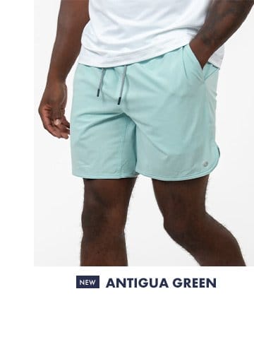 Antigua Green | Grit Gym Short