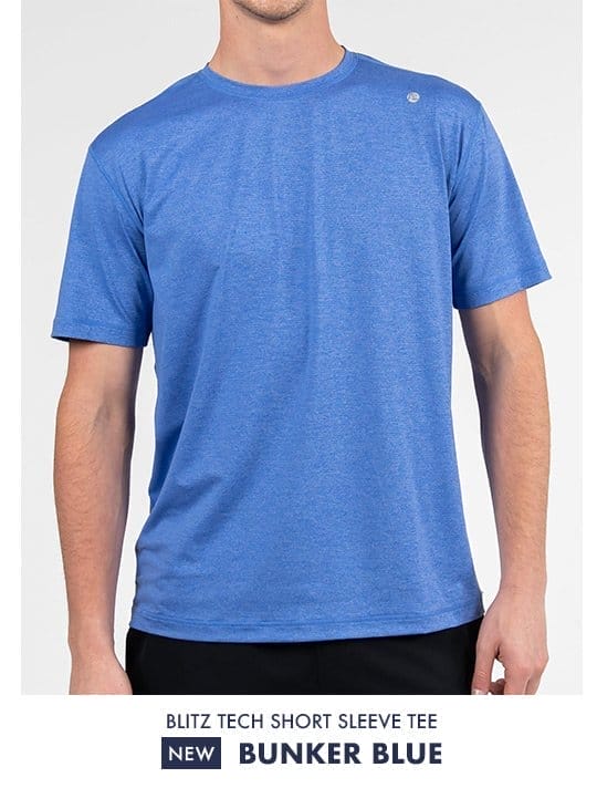 Bunker Blue | Blitz Tech Tee