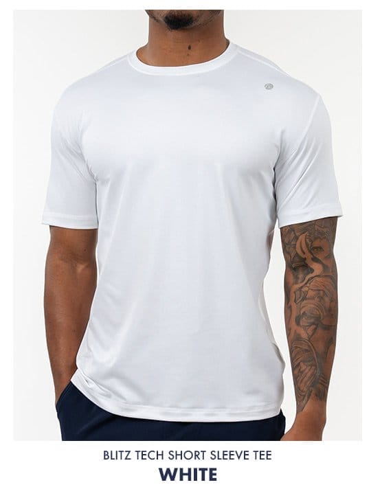 White | Blitz Tech Tee