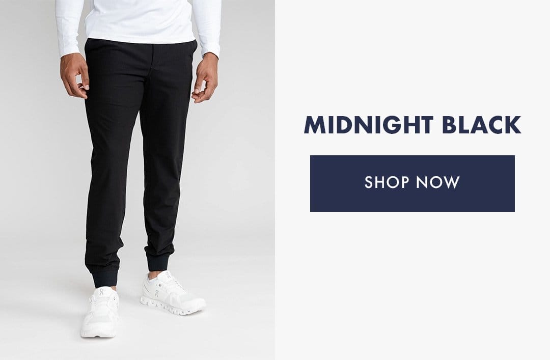 Delta Performance Jogger - Midnight Black