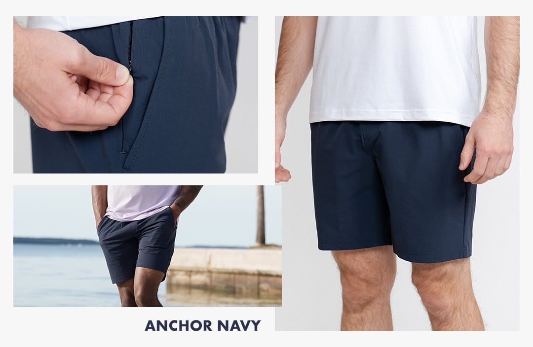 Anchor Navy | Everyday Shorts
