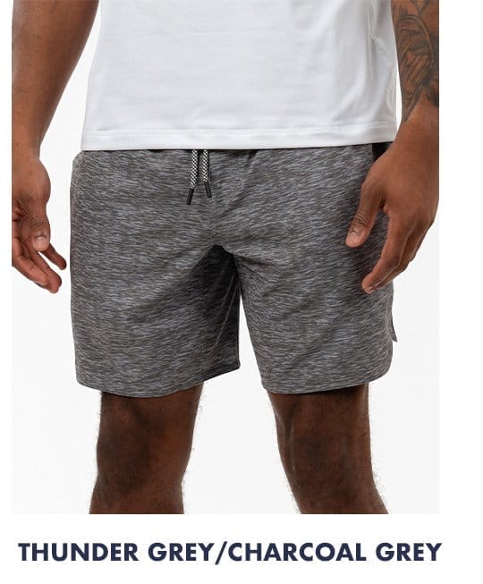 Thunder Grey/Charcoal Grey | Grit Gym Short