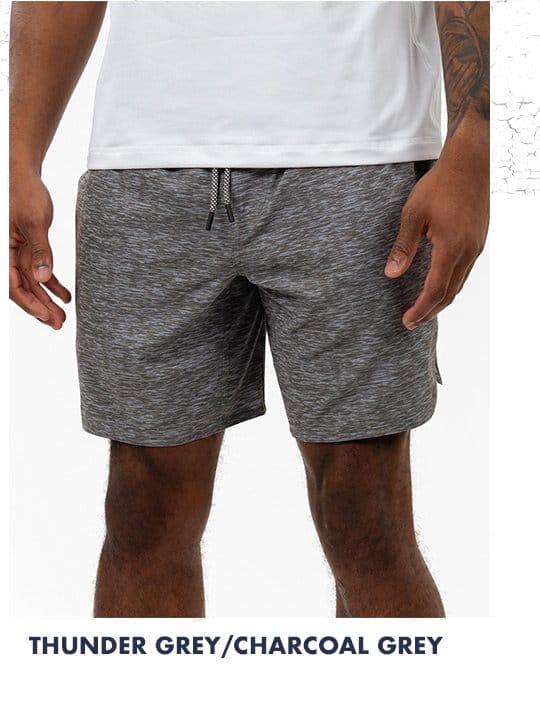 Grit Gym Shorts | Thunder Grey/Charcoal Grey