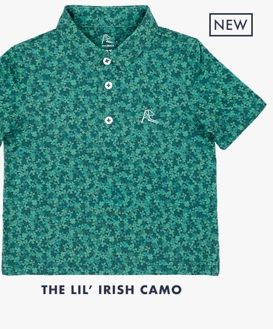 The Lil' Irish Camo Polo