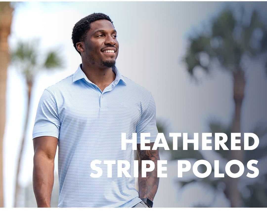 Men's Stripe Performance Polos | Shop All