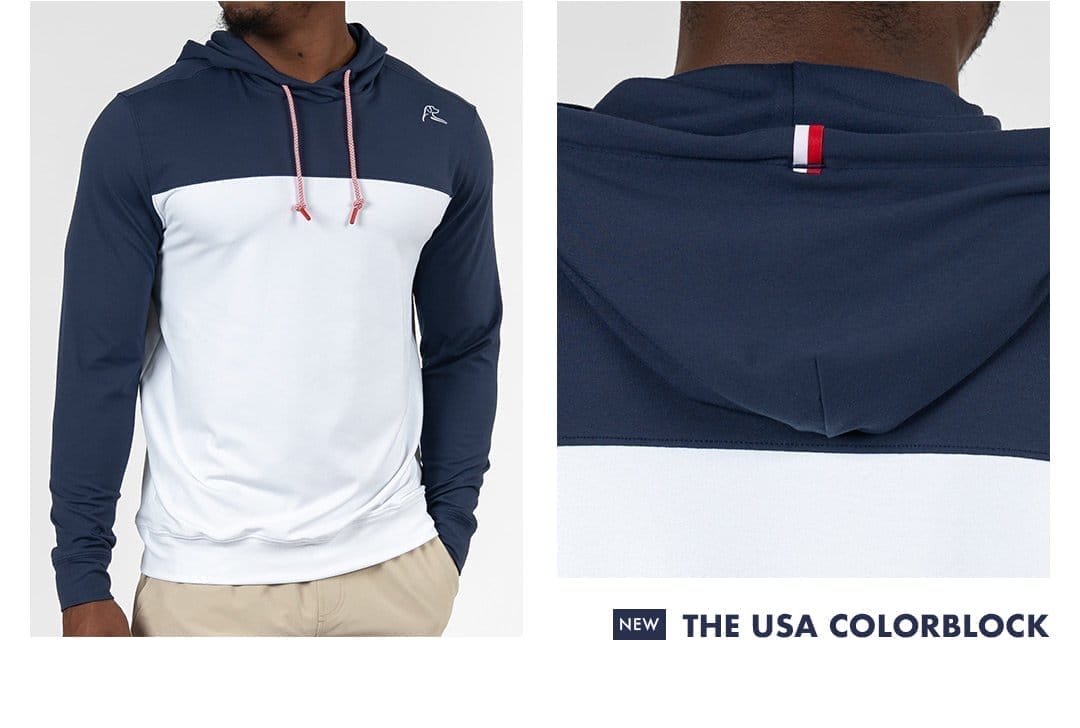 The USA Colorblock | Hesi Performance Hoodie