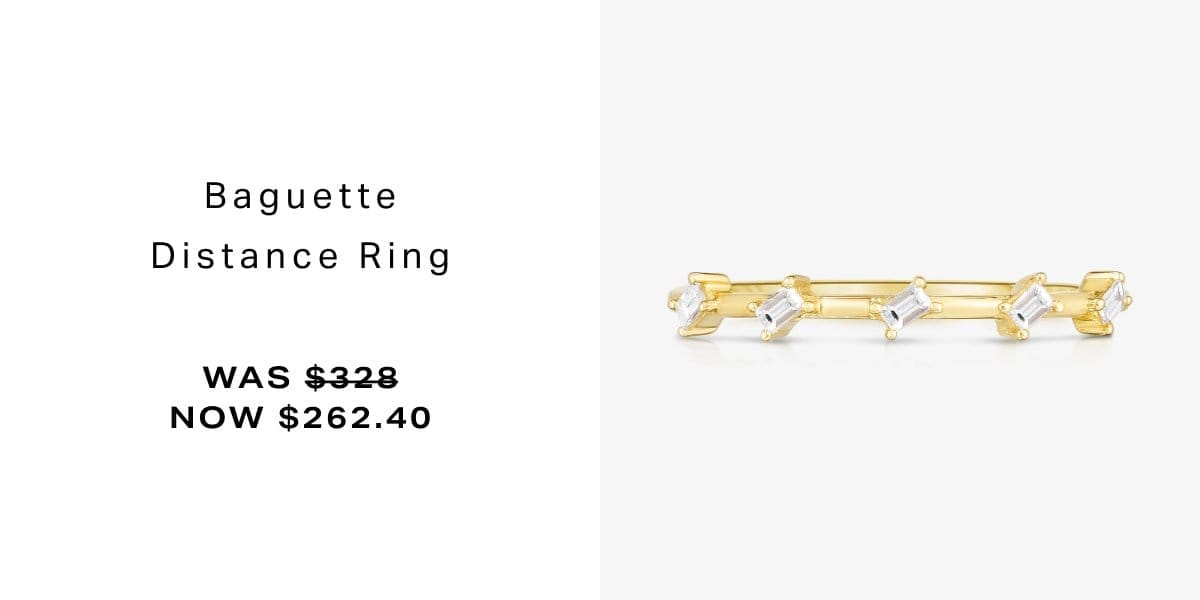 Baguette Distance Ring