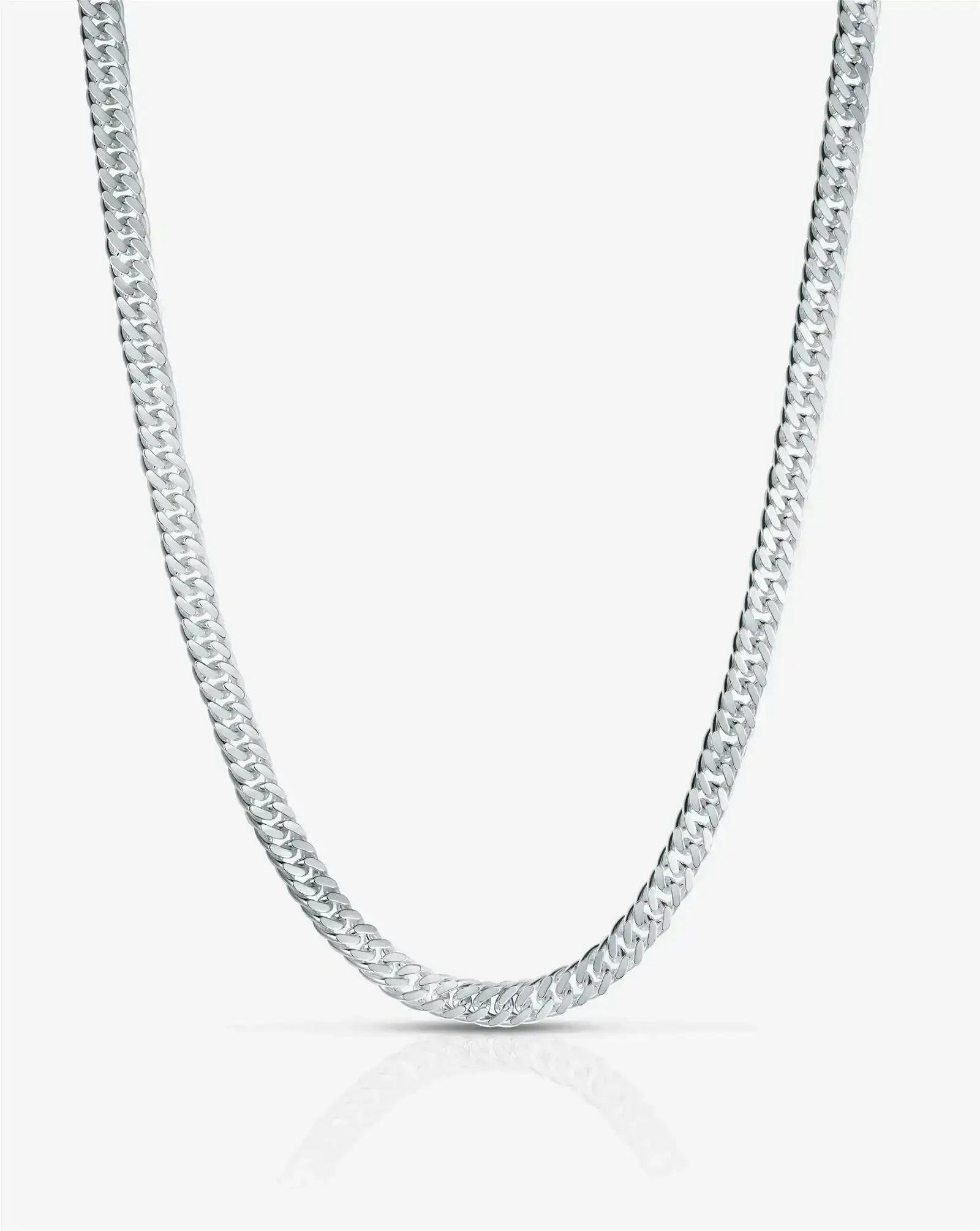 Image of Statement Sterling - Jumbo Curb Chain Necklace