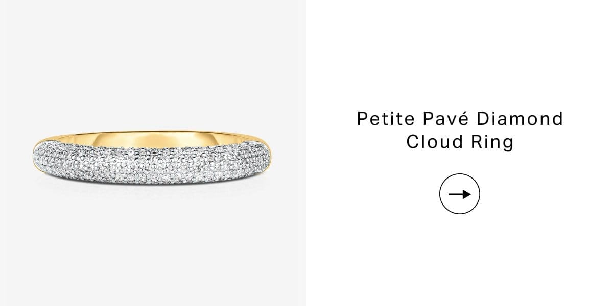 Ring Concierge Petite Pavé Diamond Cloud Ring