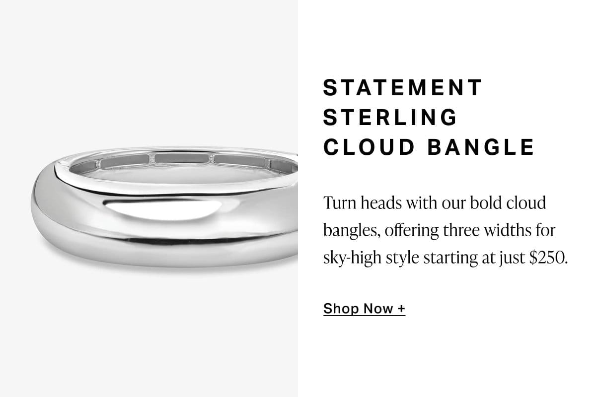 Statement Sterling - Cloud Bangle