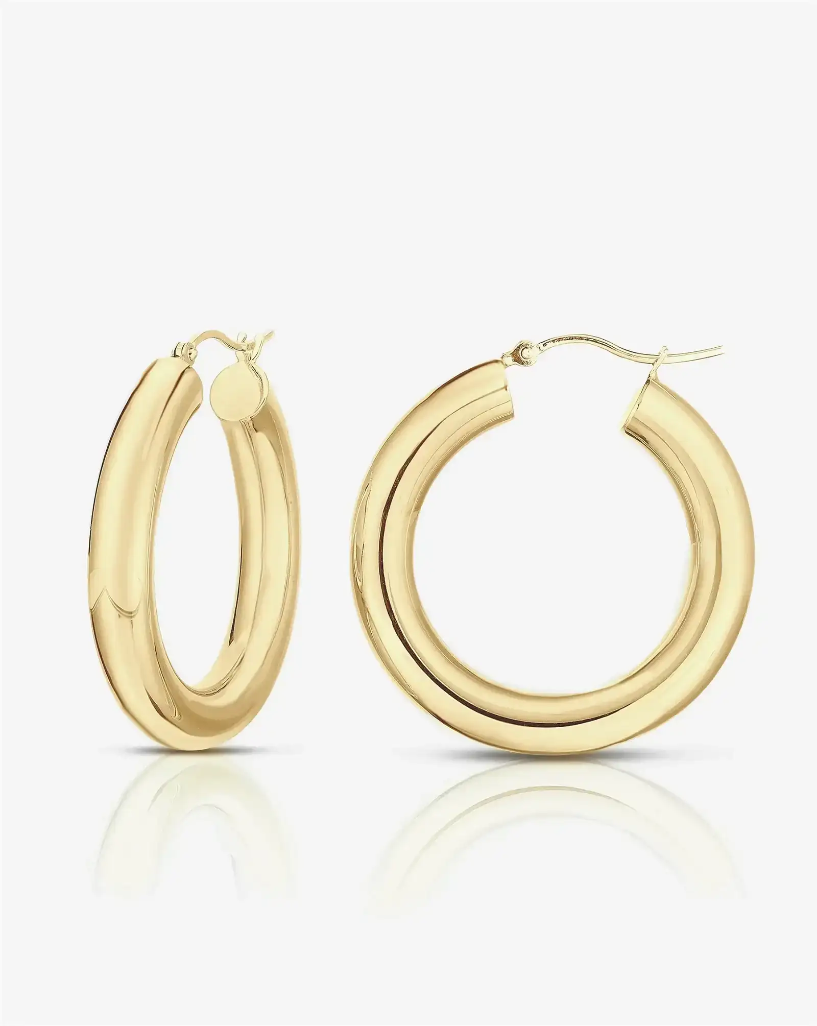 Image of 5 mm Gold Tube Hoops