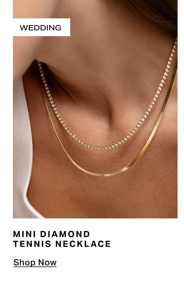 Mini Diamond Tennis Necklace