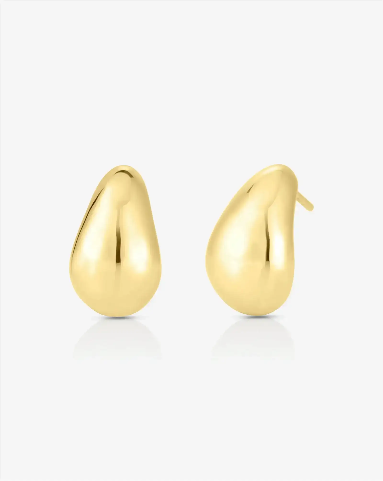 Image of Mini Gold Cloud Earrings