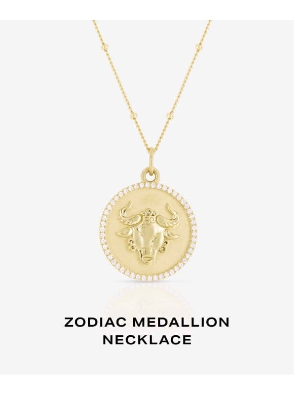 Zodiac Medallion Necklace