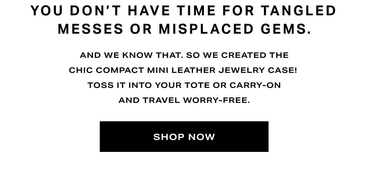 Ring Concierge Mini Leather Jewelry Case