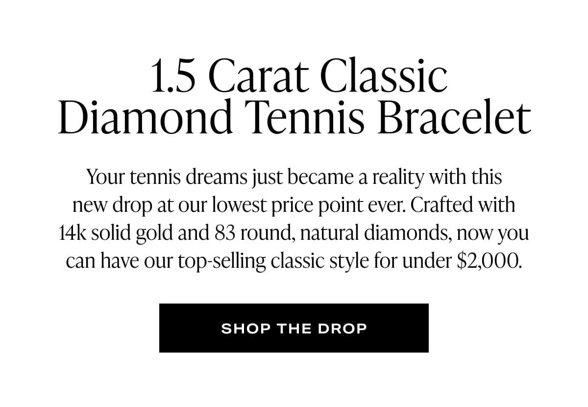 Ring Concierge 1.5 Carat Classic Diamond Tennis Bracelet