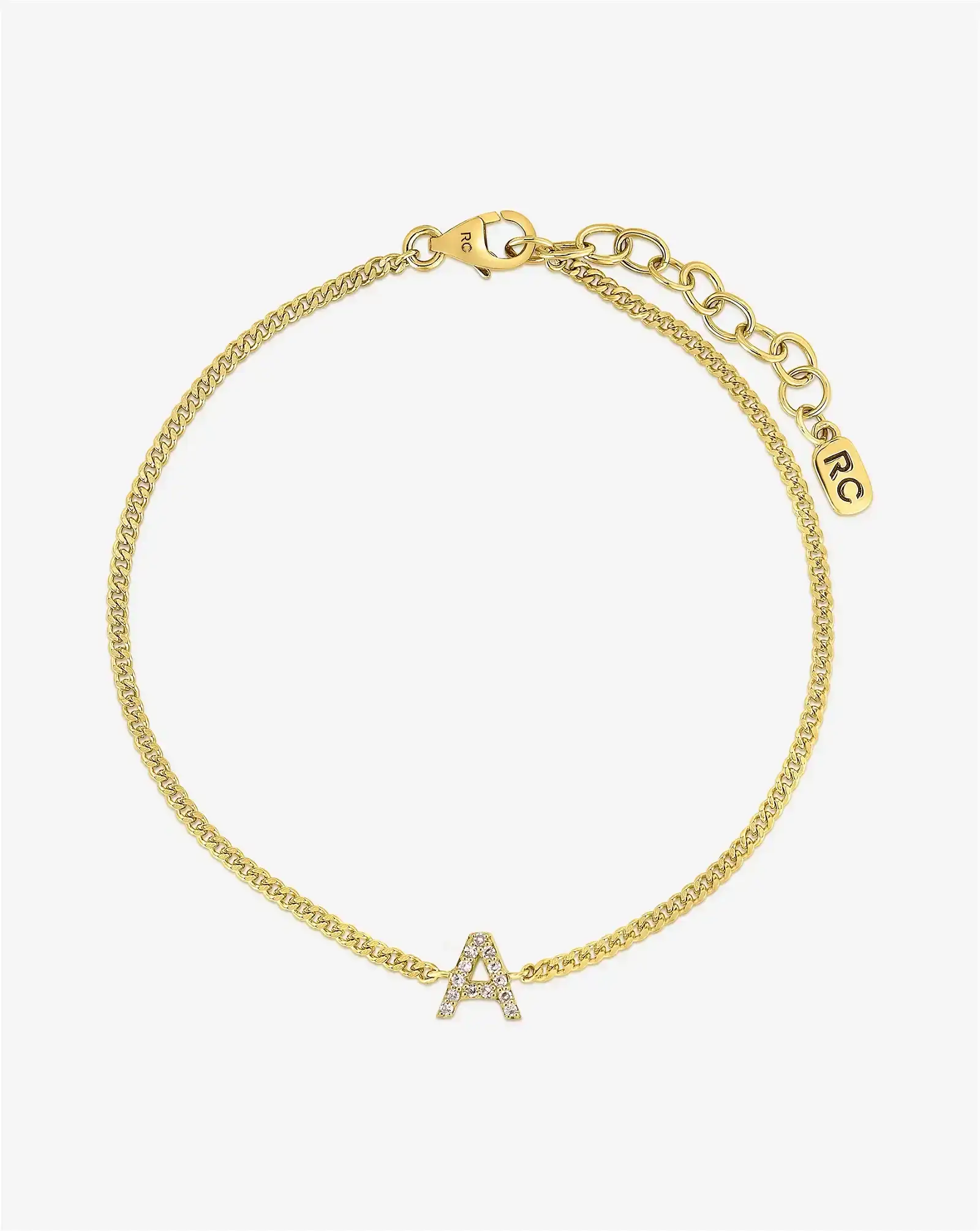 Image of Diamond Initial Bracelet