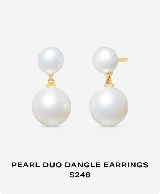 Ring Concierge Pearl Duo Dangle Earrings