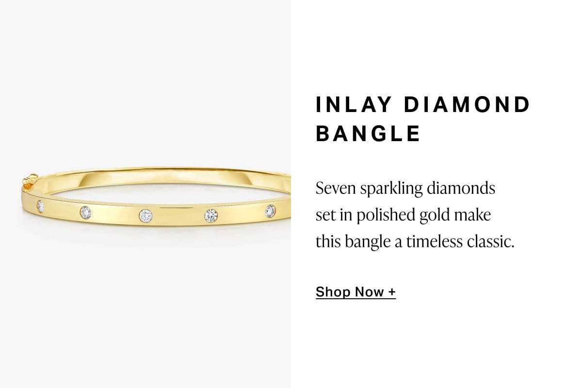 Inlay Diamond Bangle
