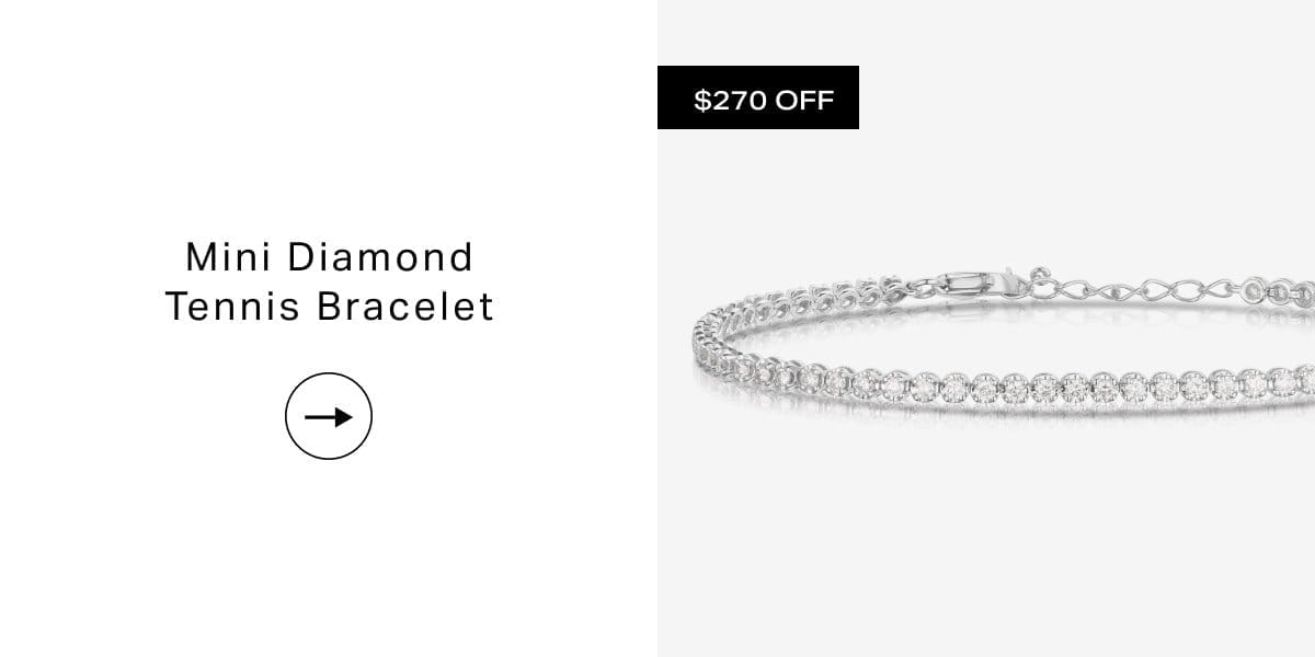 Mini Diamond Tennis Bracelet