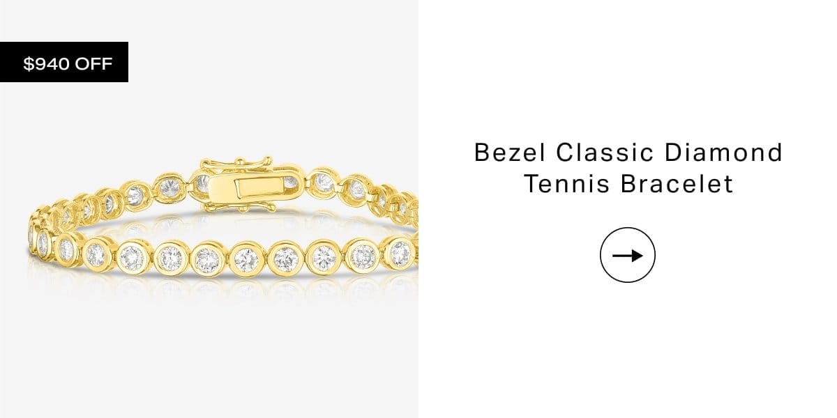 Bezel Classic Diamond Tennis Bracelet