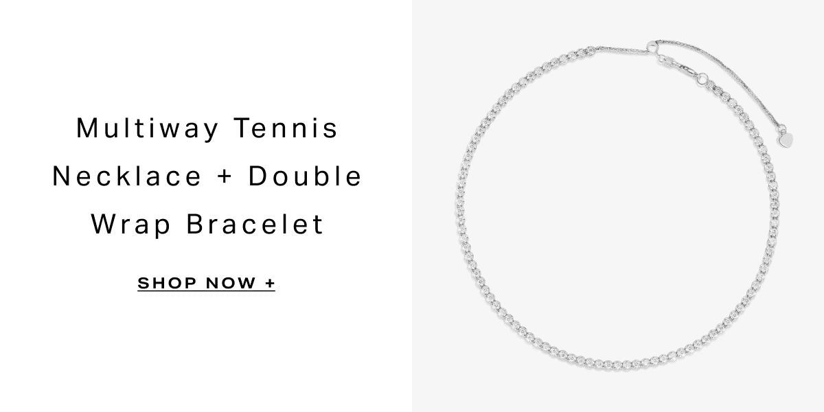 Ring Concierge Multiway Tennis Necklace + Double Wrap Bracelet