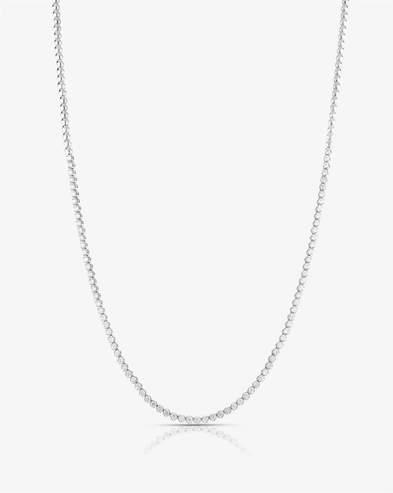 Image of Mini Diamond Tennis Necklace