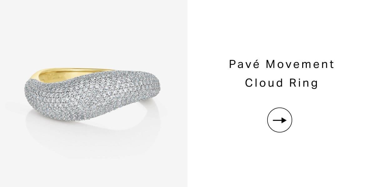 Pavé Movement Cloud Ring