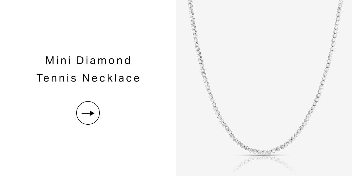 Mini Diamond Tennis Necklace