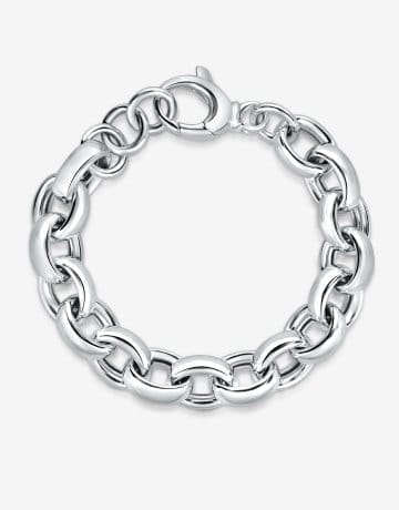 Statement Sterling - Round Link Chain Bracelet