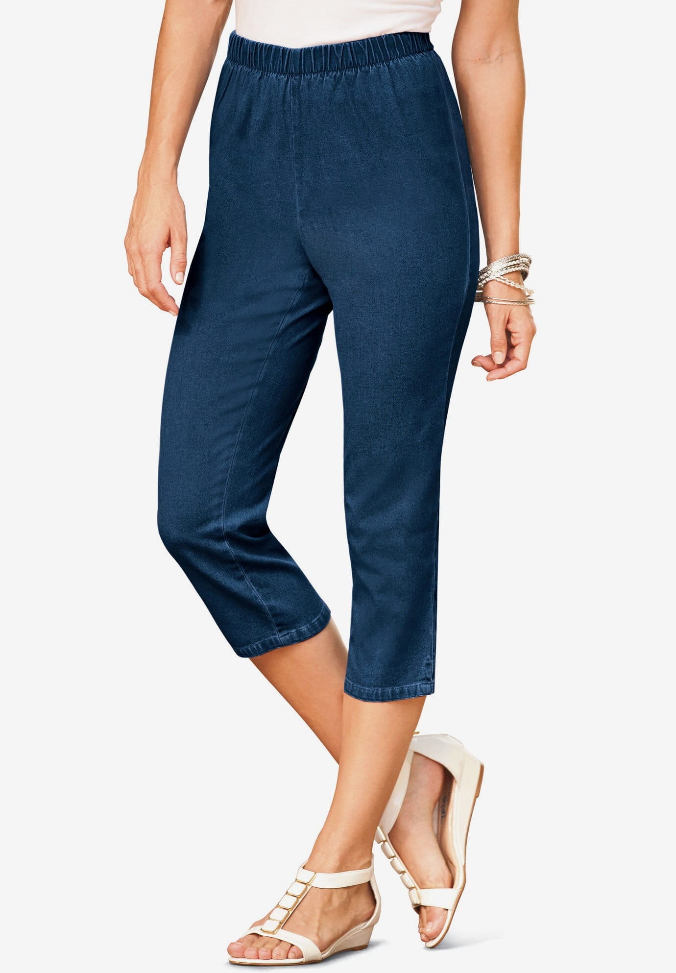 Comfort Stretch Capri Jean\ufeff