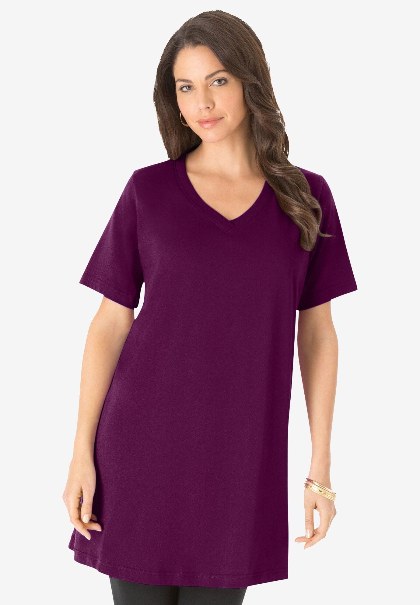 ShortSleeve VNeck Ultimate Tunic\ufeff