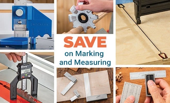 Always Measure Twice! Save on Marking and Measuring Tools