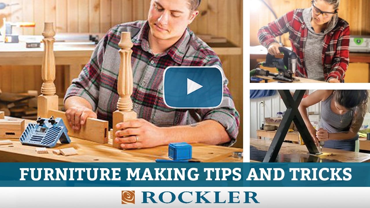 Furniture making tips and tricks