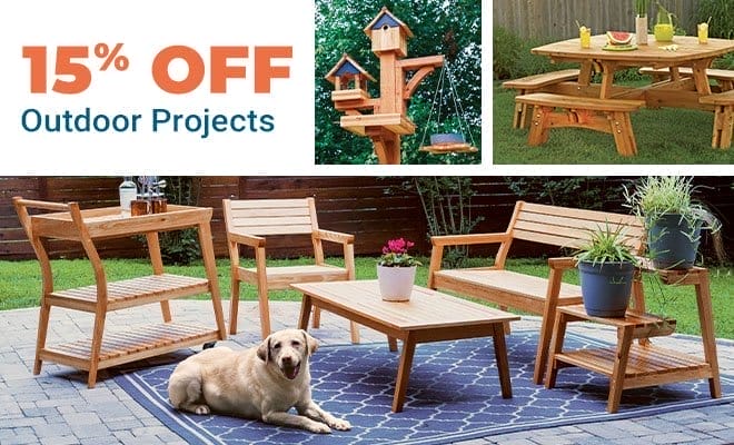 15% Off Outdoor Projects