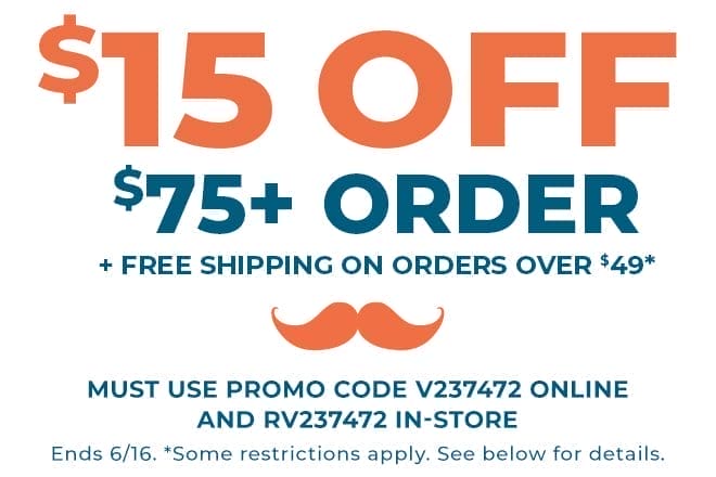 \\$15 OFF Your \\$76er 5+ Order Plus Free Shipping on Orders \\$49+ - Ends 6/16