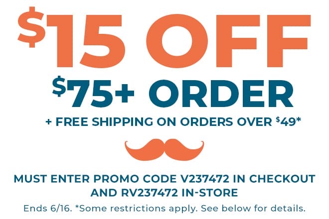 \\$15 OFF Your \\$76er 5+ Order Plus Free Shipping on Orders \\$49+ - Ends 6/16