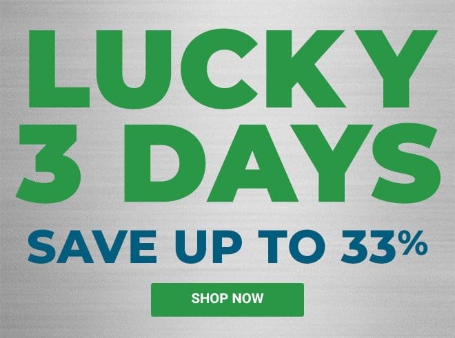 Lucky Days - Save up to 33%