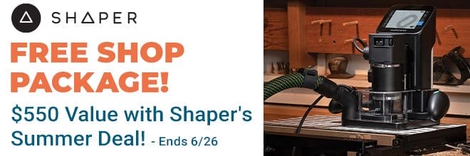 Free Shop Package - \\$550 Value with Shaper's Summer Deal Ends 6/26